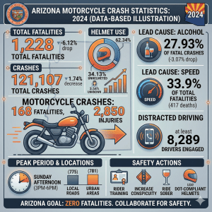 Arizona Motorcycle Crash Stats - Phoenix Motorcycle Accident Lawyer